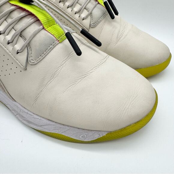 Clove Women's Classic Beige Yellow Pink Slip On Cinch Work Comfort Sneaker - 9.5 - Picture 4 of 11